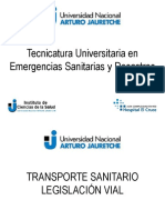 TS 2017 - Clase 04 - CLASE Legislación Vial Aplicable A Ambulancias