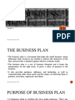 The Business Plan: Michael Karl M. Barnuevo, MBA