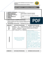 Sílabo de Medio Ambiente y Desarrollo Sostenible