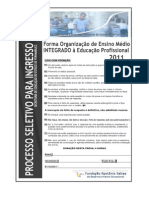 Prova Da Escola Cícero Dias Recife/PE 2011