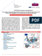 Open PHD Positions in European Training Network: Sublime Description (4 Years Etn Project Starting February 2021)