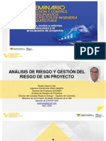 21 - 1.análisis de Riesgos y Gestión de Riesgos en Los Costos de Un Proyecto