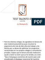 1 PPT Test Talento 45 - 2016