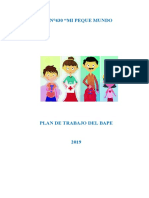 Plan Bape - 2019