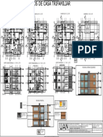 Planimetria Casa Trifamiliar Parrales