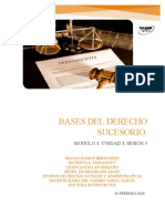 Bases Del Derecho Sucesorio.: Modulo 4. Unidad 3, Sesión 5