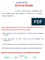 Defects in Crystalline Solids