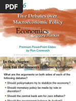 Five Debates Over Macroeconomic Policy