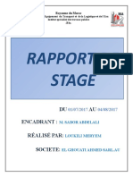 Rapport de 1er Stage