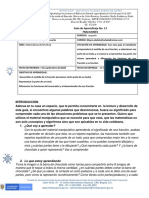 Guía de Aprendizajes Del Estudiante Matemática 13 Las Fracciones Trabajo en Equipo PDF