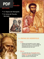 Papias de Hierapolis y Pseudo Bernabe