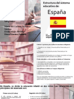 Estructura Del Sistema Educativo de España