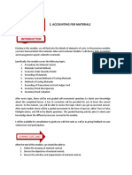 Module 2 ACCOUNTING FOR MATERIALS