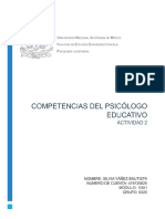 Competencias Del Psicólogo Educativo