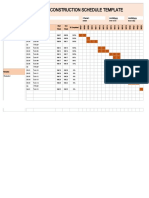 Weekly Construction Schedule - TemplateLab