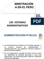 Sesion11 La Administracion Publica en El Peru y Los Sitemas Administrativos