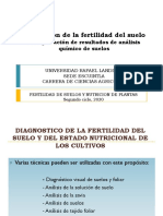 Diagnóstico de La Fertilidad Del Suelo PDF