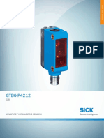 GTB6-P4212: Miniature Photoelectric Sensors