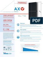 150 Layout 480-505W 21.1% 0 + 5W: Preliminary