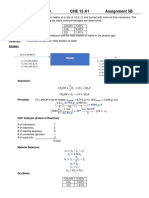 CAGAMPANG, Julius D. CHE 15 A1 Assignment 5B: Required: Answer