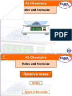 Moles and Formulae