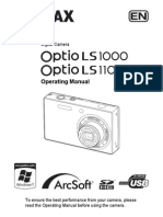 Pentax Optio LS1000/LS1100 Manual English