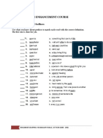 Eng100: English Enhancement Course: I. Prefixes and Suffixes