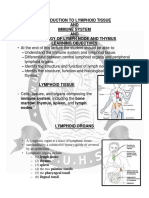 Introduction To Lymphoid Tissue & Immune System & Histology of Lymph Node & Thymus PDF