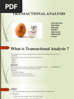 Transactional Analysis: Efforts By-Hrithik Ishank Mohit Shivangi Sreejith Utsav