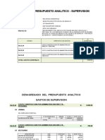 Resumen Presupuesto Analitico