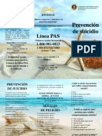 Línea PAS: Prevención de Suicidio