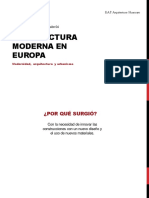 Historia IV - Semana 03 Arquitectura Moderna en Europa PDF