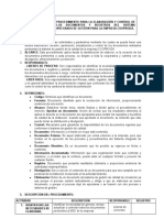 PROCEDIMIENTO PARA LA Elaboracion y Control de Documentos SGC