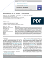 Microalgal Drying and Cell Disruption - Recent Advances