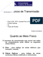 4 - Meios Físicos de Transmissão