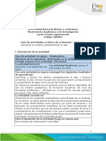 Guía de Actividades y Rúbrica de Evaluación - Unidad 2 - Fase 2 - Aplicación de Diseños Completamente Al Azar