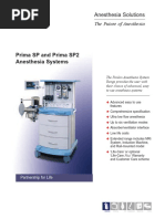 Penlon Prima SP Anesthesia Systems Brochure