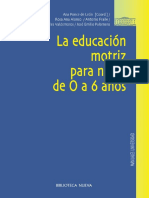 La Educación Motriz para Niños de 0 A 6 Años - Nodrm-1