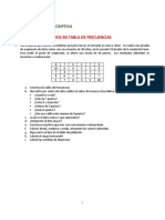 4.taller N°4 Datos Ordenados en Tabla de Frecuencias