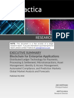 Research Report: Executive Summary Blockchain For Enterprise Applications