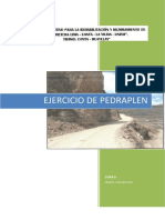 Análisis de Pedraplen en Carretera