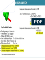 Bush Compressive Stress Calculation