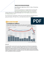 The World Trade Organization (WTO) Has Projected Global Merchandise Trade To Plummet Between 13% and 32% in 2020 Due To The Covid-19 Outbreak