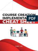 Course Implementation Cheat Sheet PDF