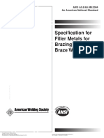 AWS A5-8 2004 Filler Metals For Brazing