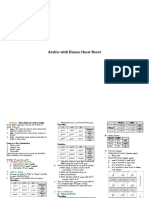 Arabic With Husna Cheat Sheet PDF