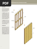 Muro Envolvente Estructurado en Madera (Entramado Vertical), Plataforma de Piso en Madera