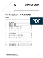 Protective Devices For SINAMICS G120X