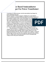 Microcontroller Based Semiconductor Tap Changer For Power transfarmer-ROUGH