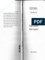 RIZOMA - G. Deleuze y F. Guattari